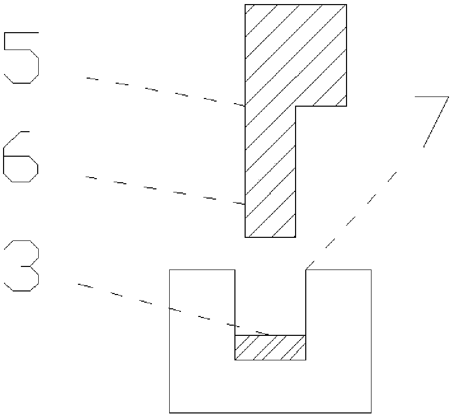 Die stamping method of bending machine