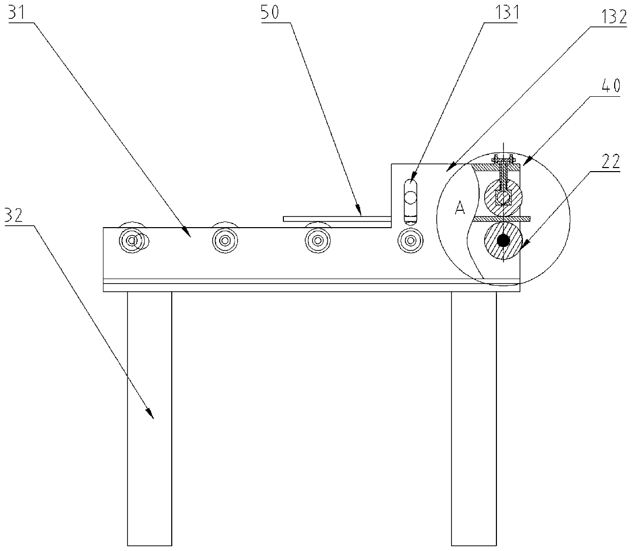 Lightweight partition board cutting device