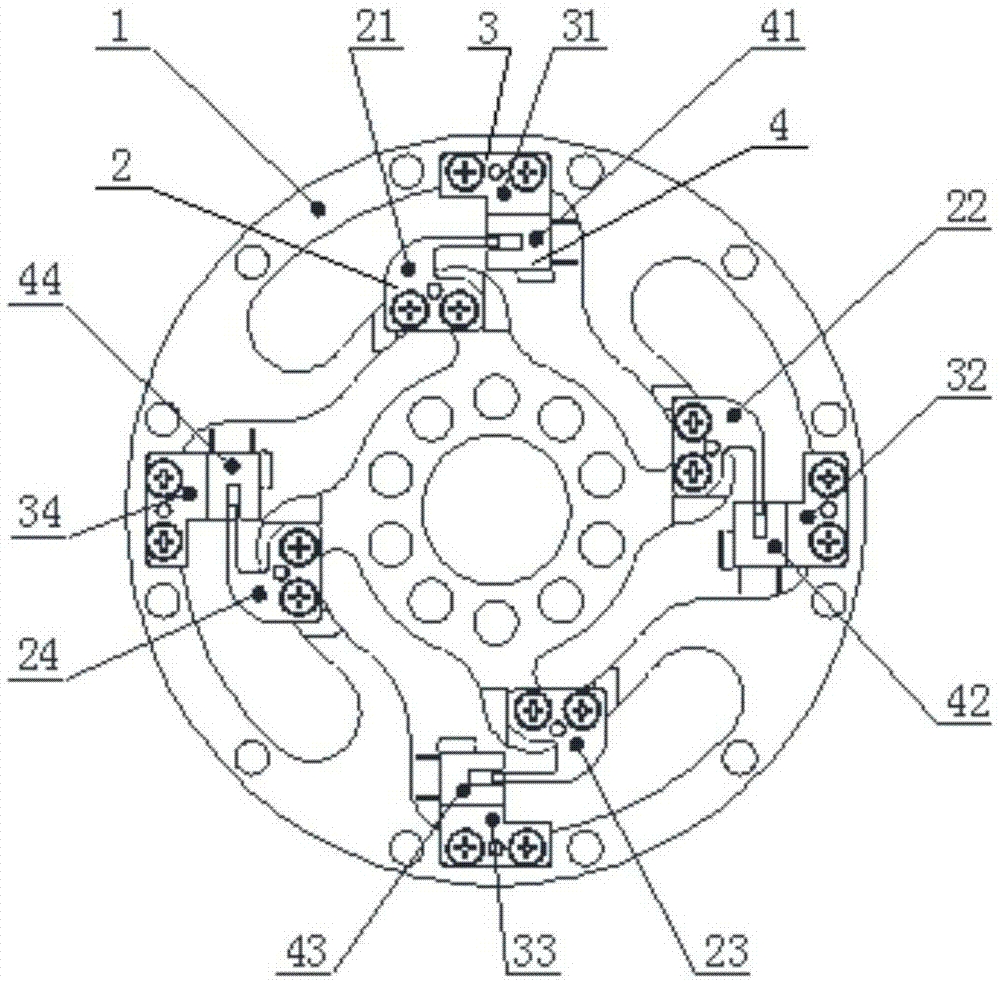 Embedded three-dimensional force and torque measuring device for light-weight flexible mechanical arm joint