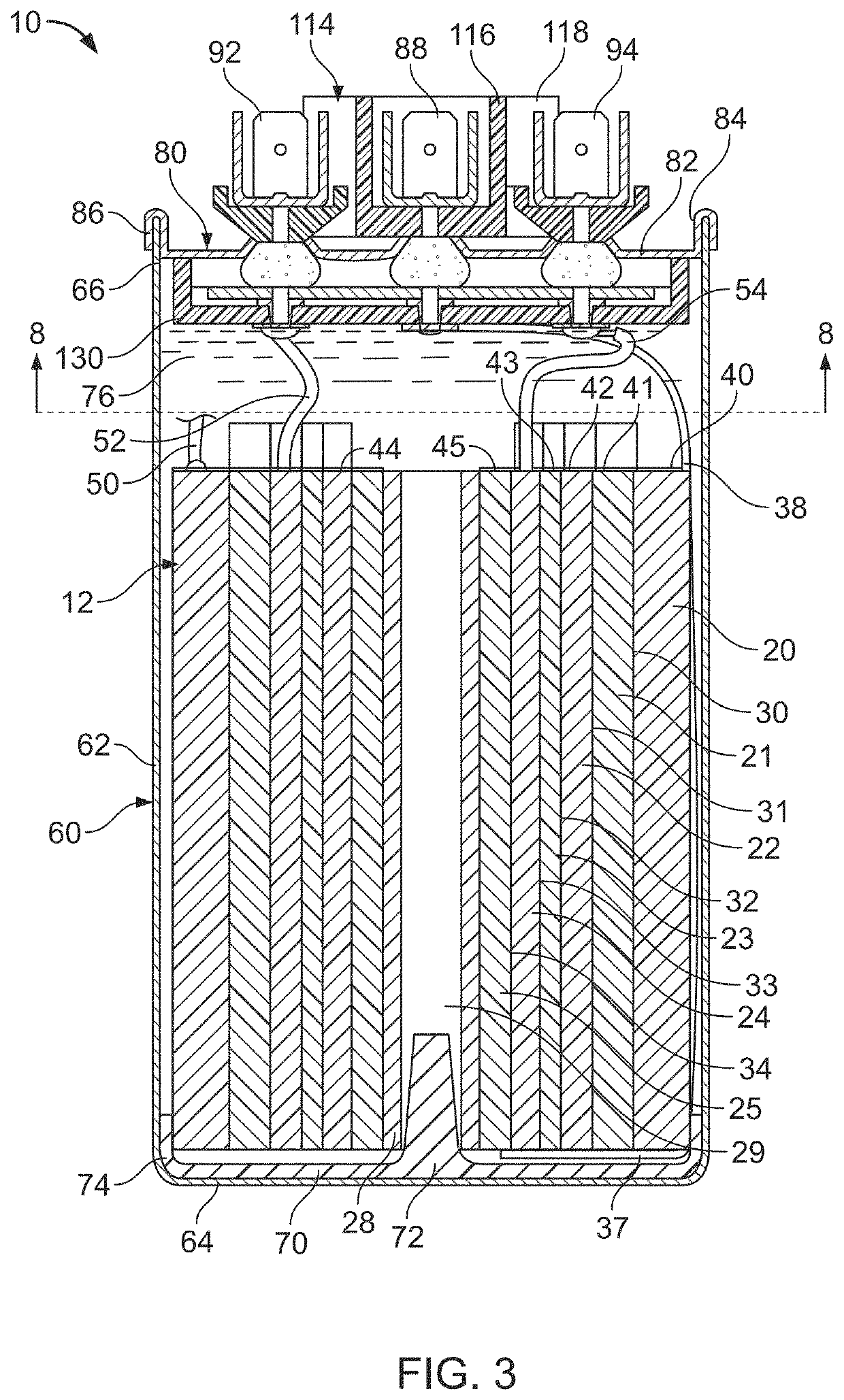 Capacitor with multiple elements for multiple replacement applications