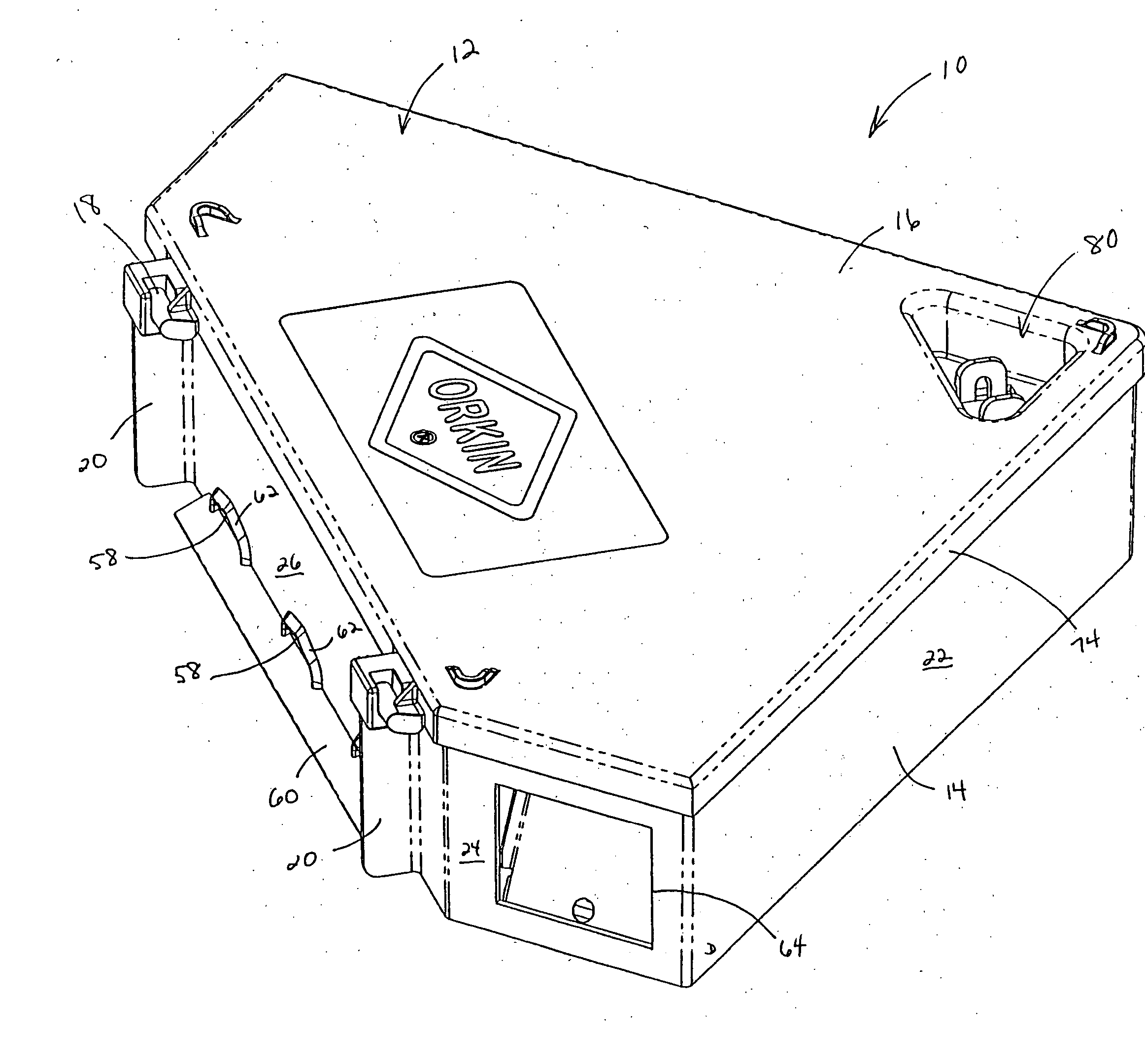 Corner-fitting escape-proof repeating animal trap