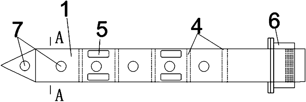 Stepped pressurization-grouted anchor rod provided with water absorbing expansion blocks and construction method of stepped pressurization-grouted anchor rod