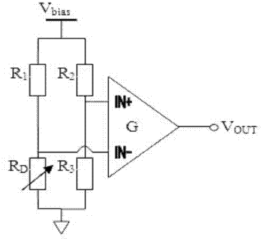 Mid-infrared detection circuit parameter design method based on bridge principle