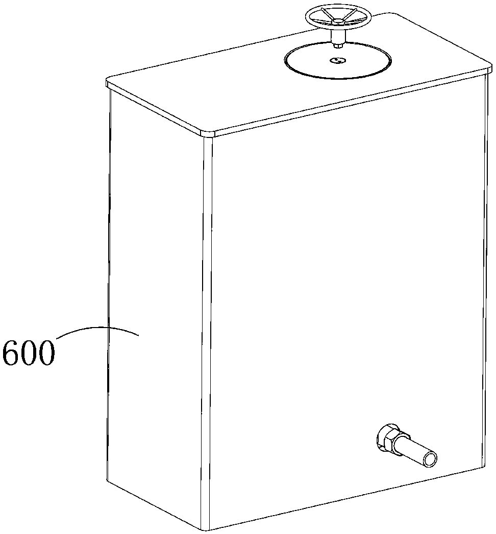 Radial radial multi-interface fire hydrant water supply device