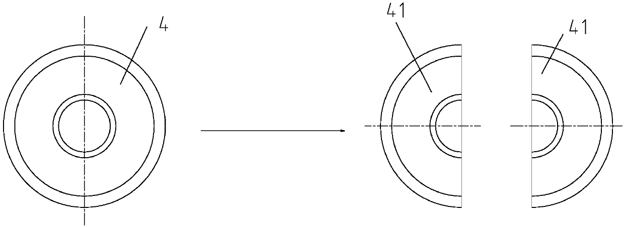 U-shaped coaxial RF connector and assembling method thereof