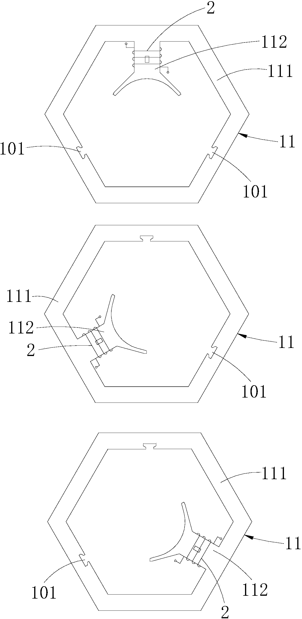 Stator iron core, stator and motor