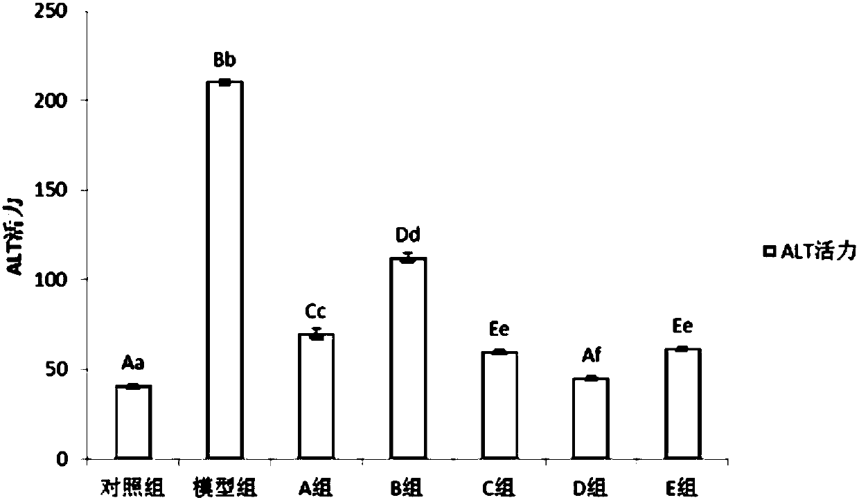 Composition for alleviating alcoholic liver damage and preparation method thereof