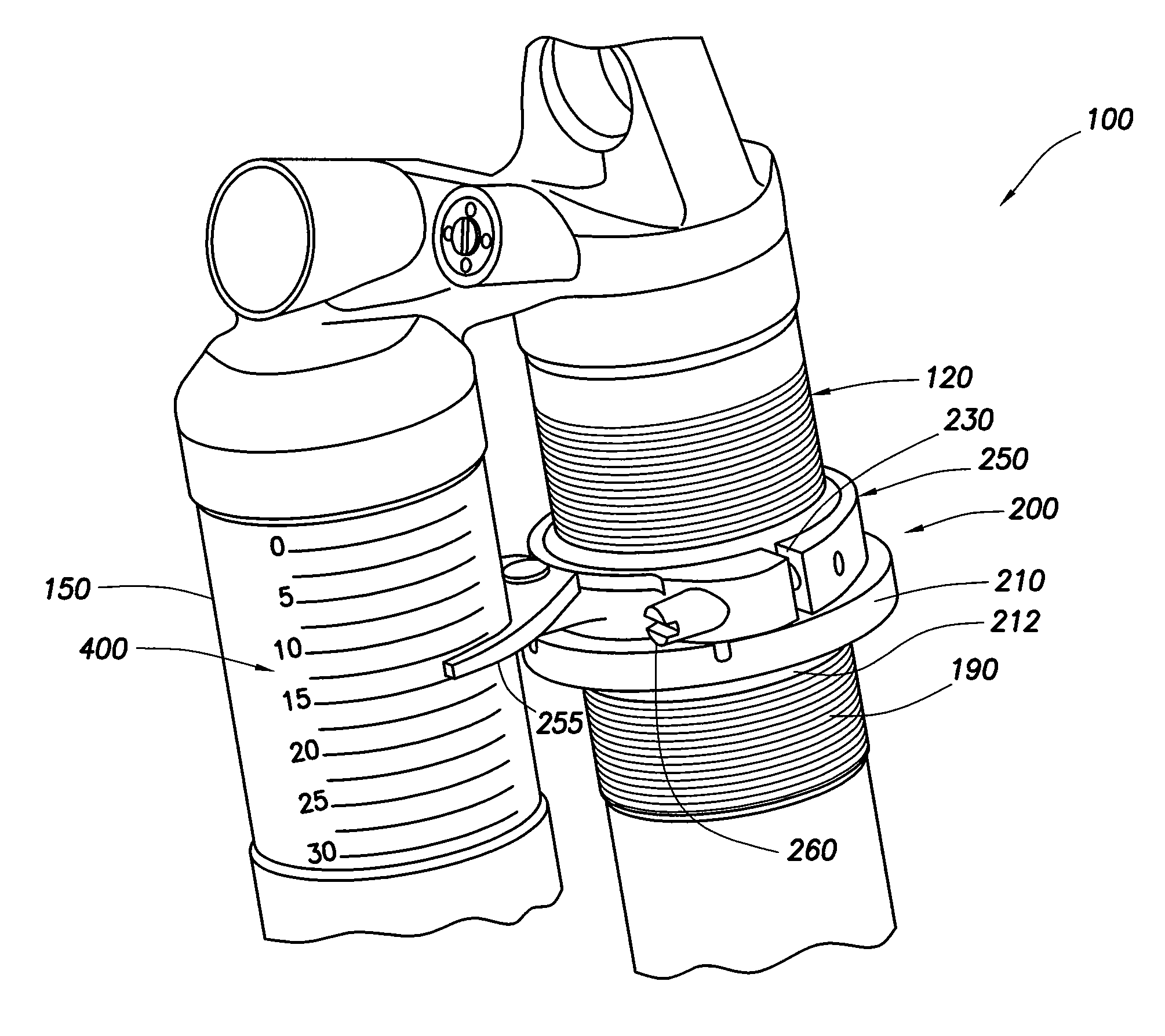 Methods and apparatus for selective spring pre-load adjustment