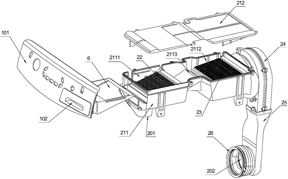 Clothes washing and drying machine with heat pump, heat pump, and application of heat pump in clothes washing and drying machine with heat pump