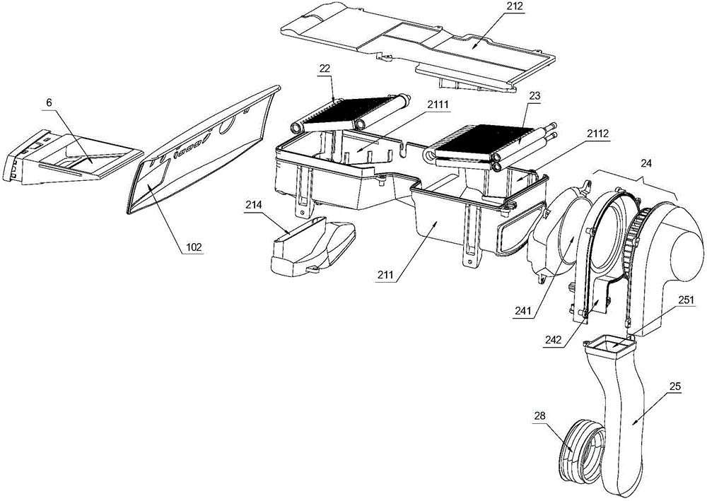 Clothes washing and drying machine with heat pump, heat pump, and application of heat pump in clothes washing and drying machine with heat pump