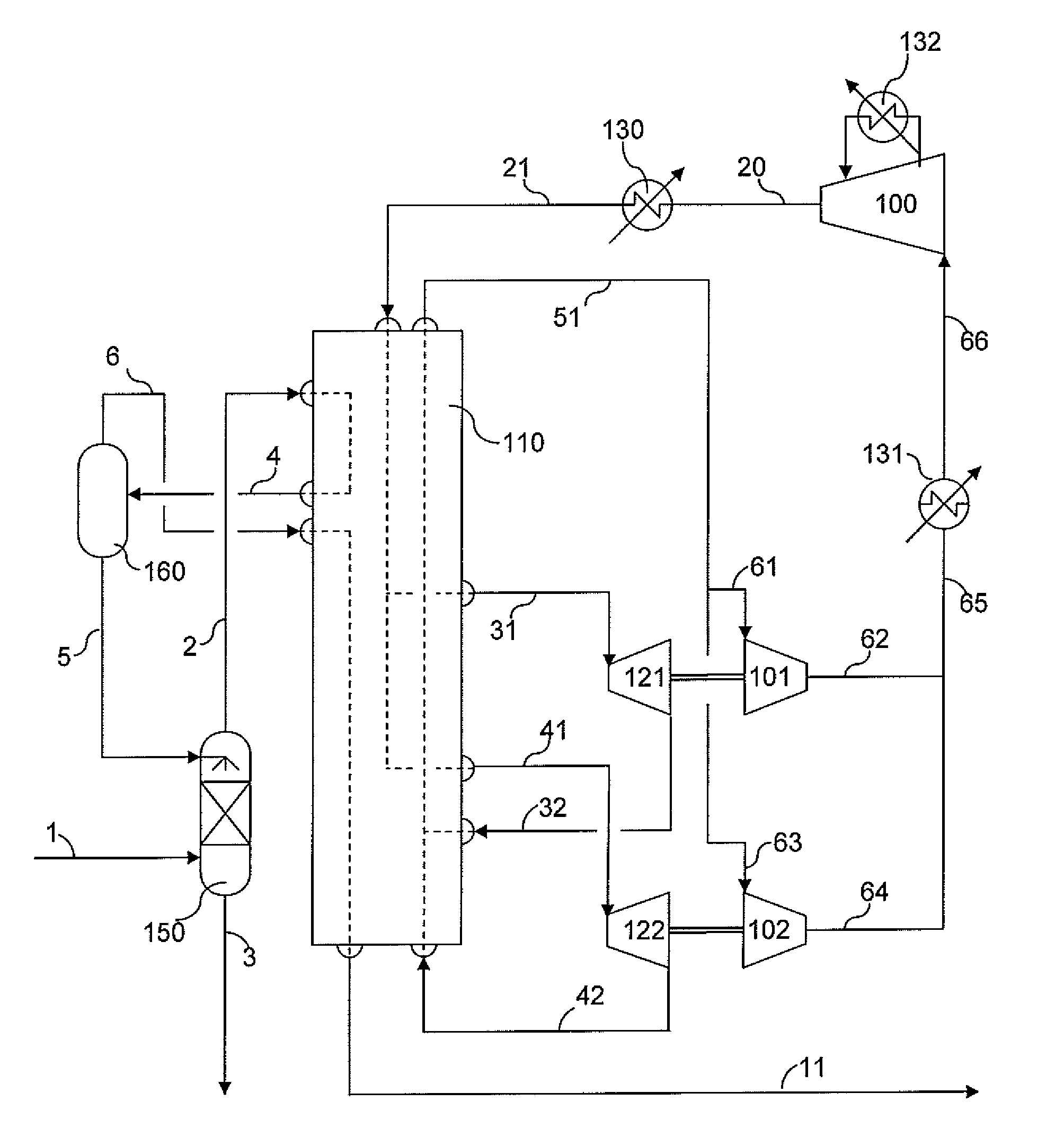 Method and system for producing liquefied natural gas (LNG)