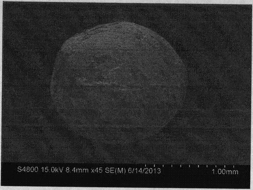 Dual-template preparation method of mesoporous TiO2 sphere