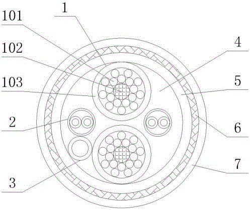 Cable for electric vehicle charging pile and manufacturing method thereof