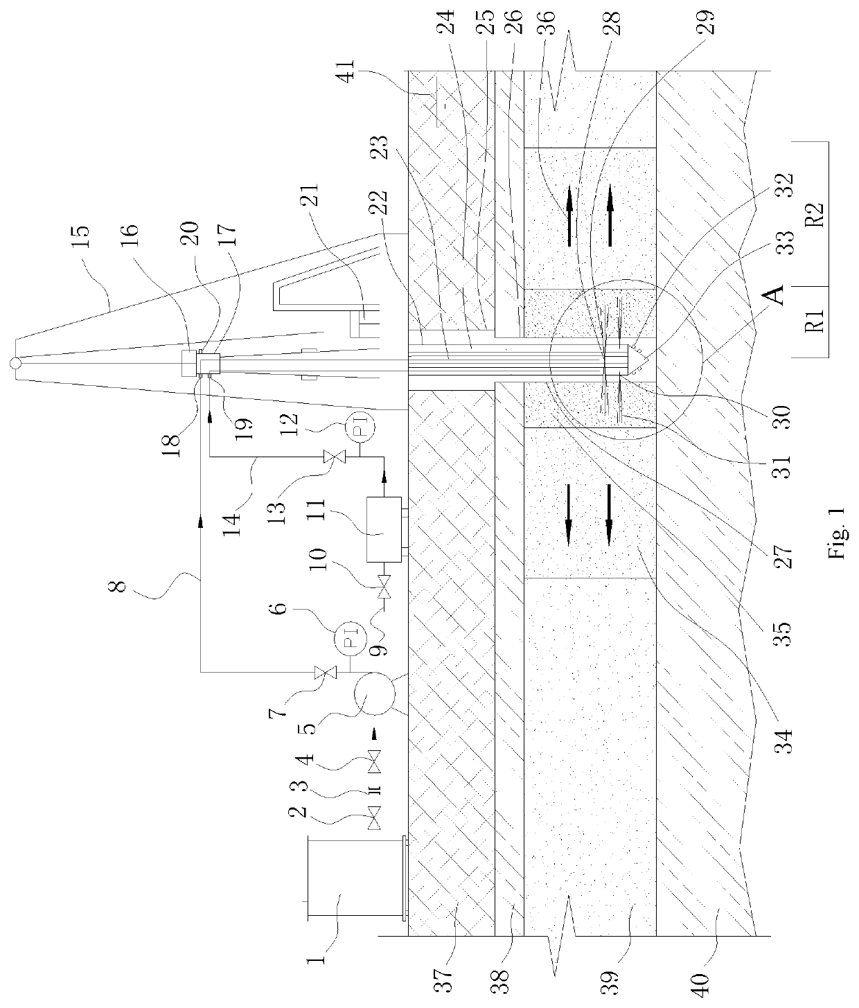 In-situ injection of soil and groundwater—high pressure rotary jet grouting in-situ remediation system and method