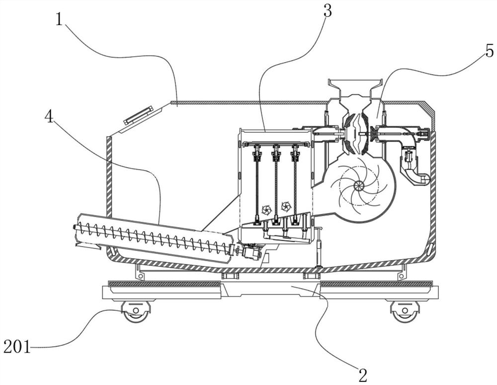 Multi-layer filtering device for soil pollution remediation