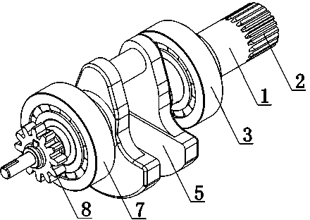 Simple rotary cutting mechanism