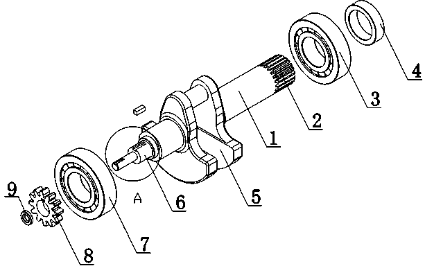 Simple rotary cutting mechanism