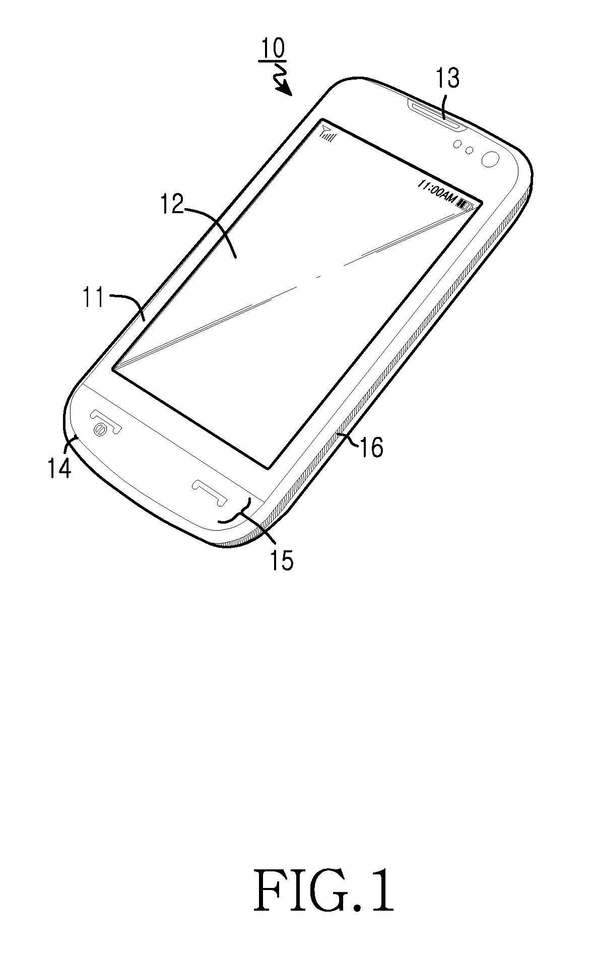 Antenna device for a portable terminal