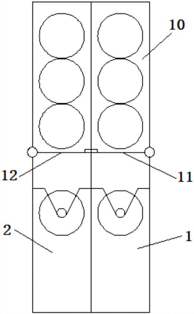 Coiled material automatic-changing system and waterproof coiled material hot-melting and laying locomotive