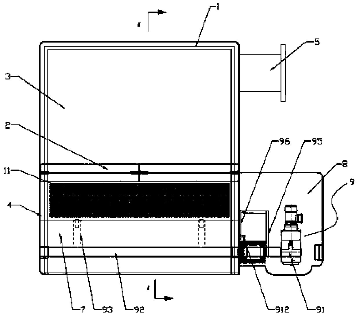 Electronically controlled skimmer