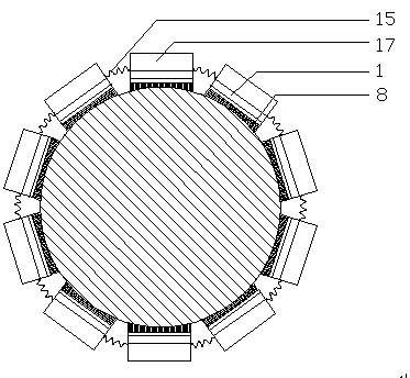 Three-dimensional column cleaning device