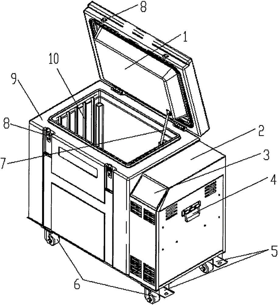 Alkali-resistant and corrosion-resistant refrigerator