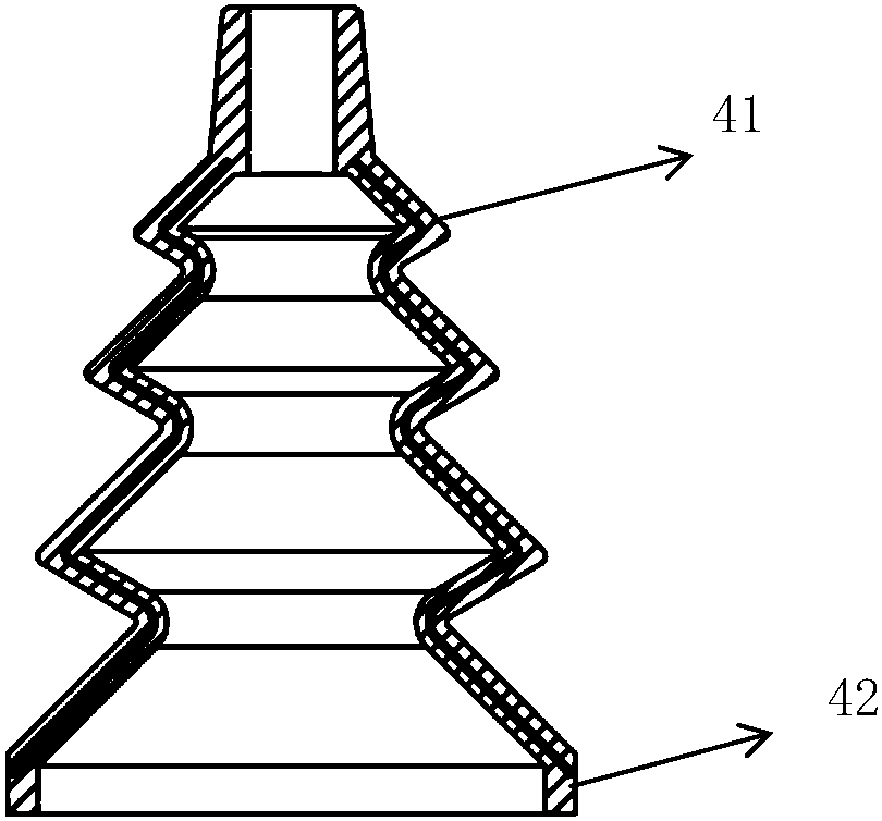 Buffering mechanism of washing machine suspender and washing machine suspender