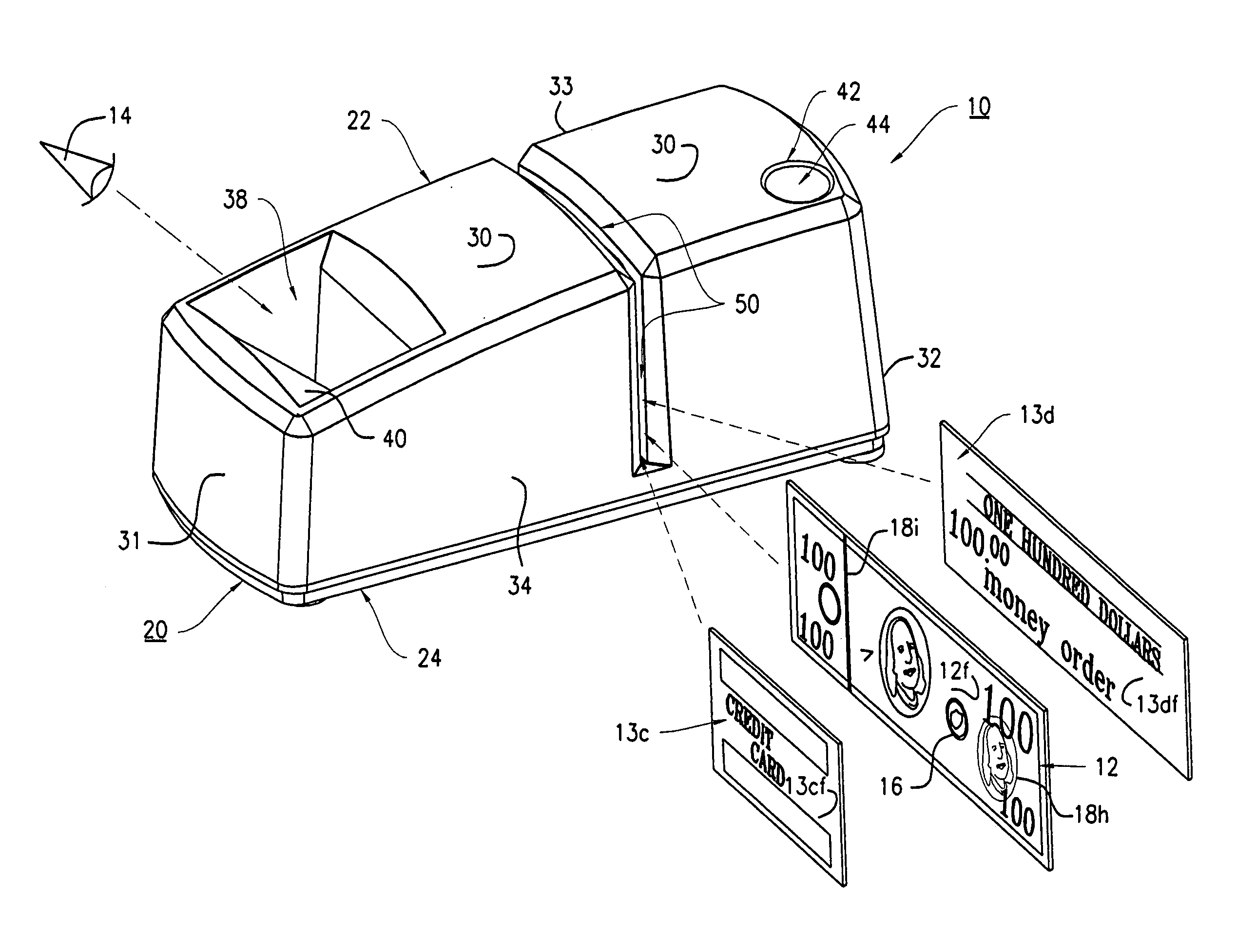 UV counterfeit currency detector