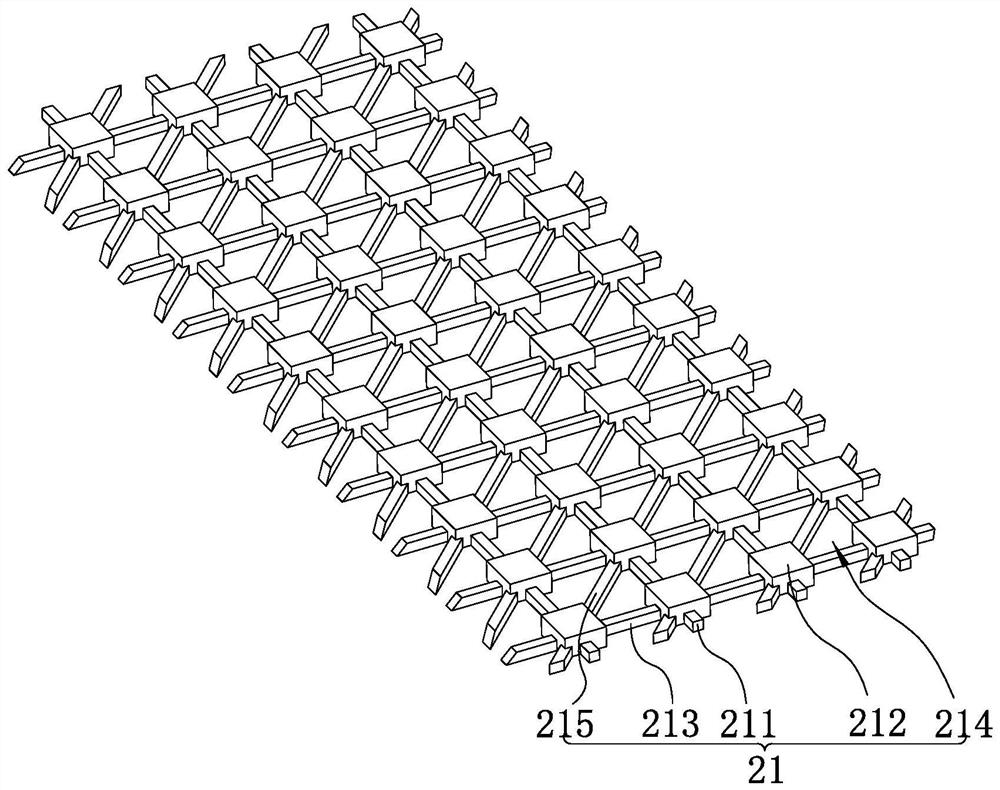 Grid type concrete face rockfill dam