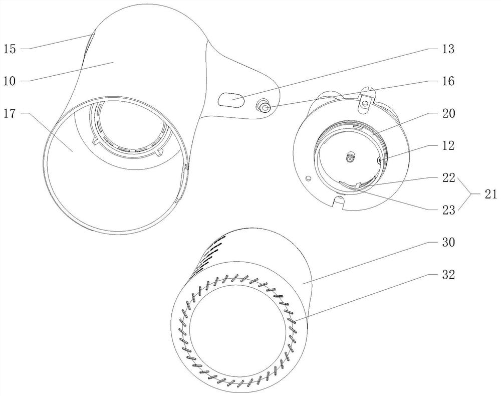 Liquid bottle air pressure balance type liquid outlet device