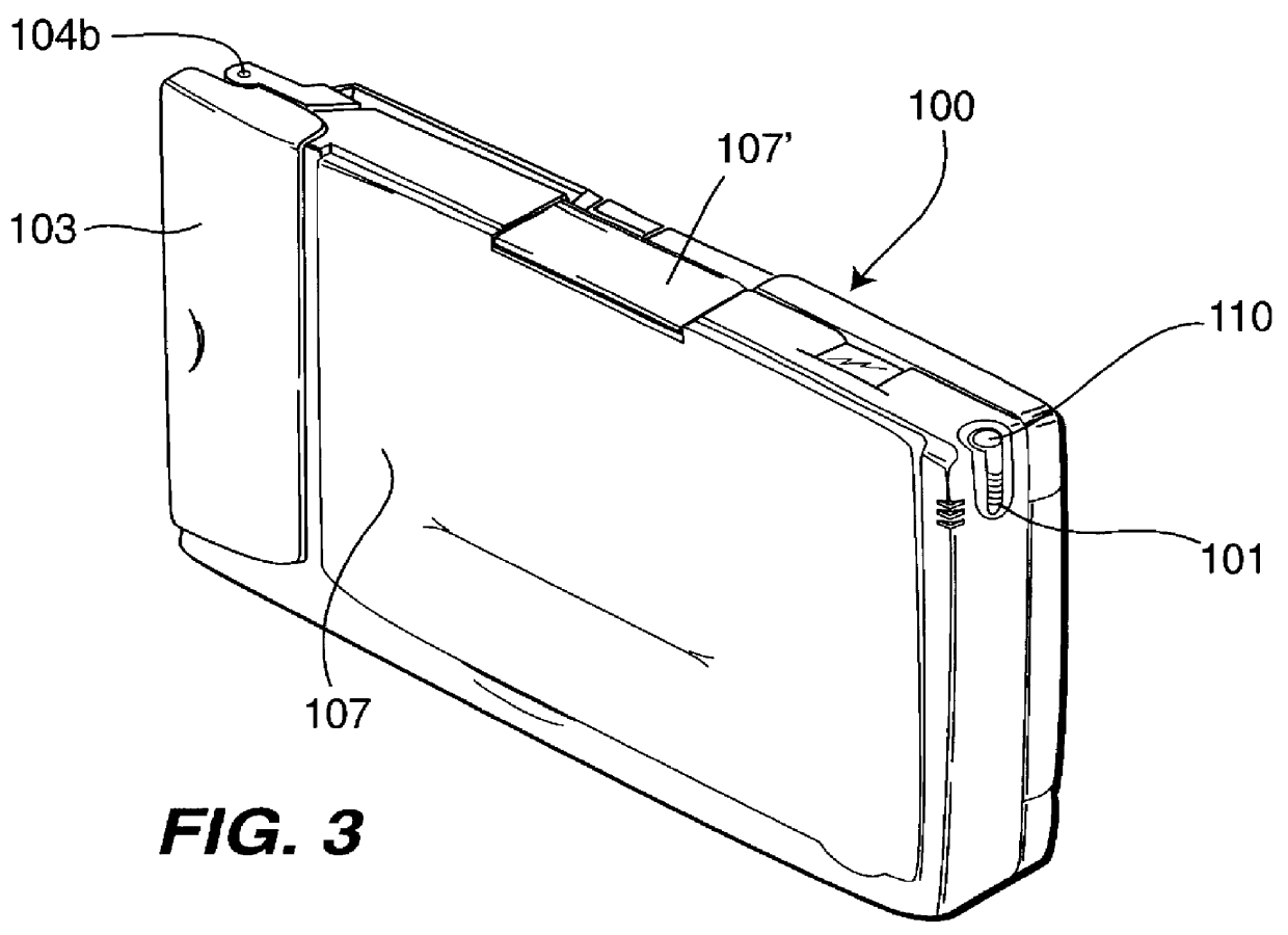 Portable computer on which a communication device can be mounted