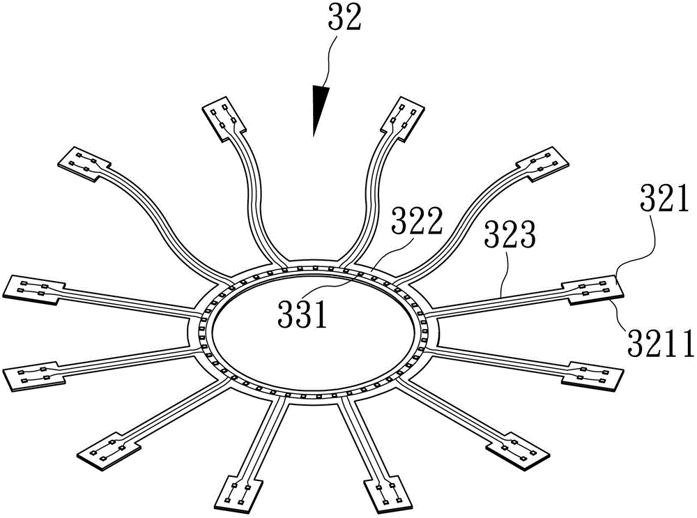 Macro fill light module with flexible circuit board