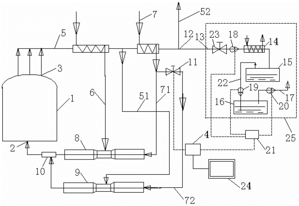 Polycrystalline silicon reduction furnace raw material gas feeding amount controller