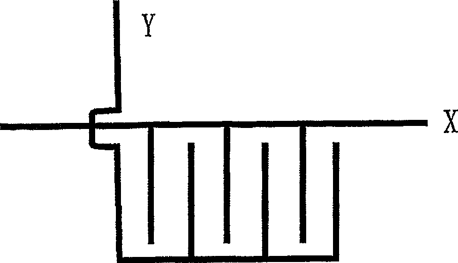 Inductive keyboard for portable terminal and its control method