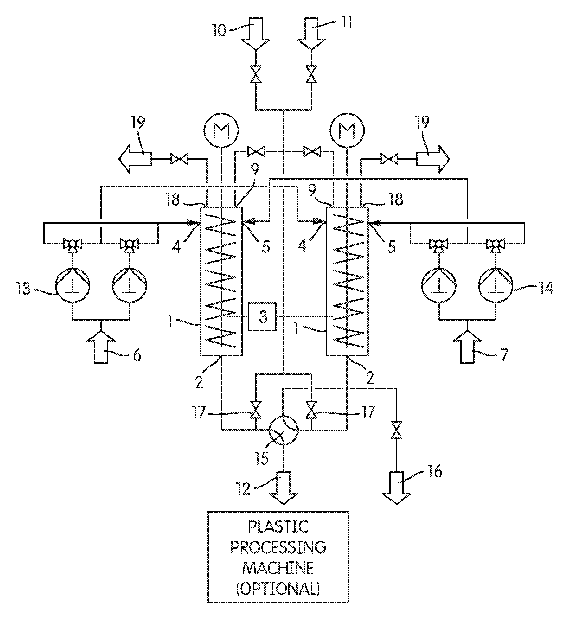 Mixer for liquid colorants and method for mixing liquid colorants