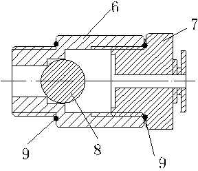 Vertically-mounted food discharging valve