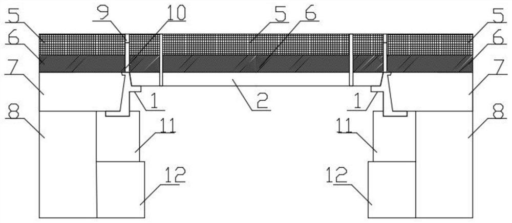 Full-hidden construction method for inspection well