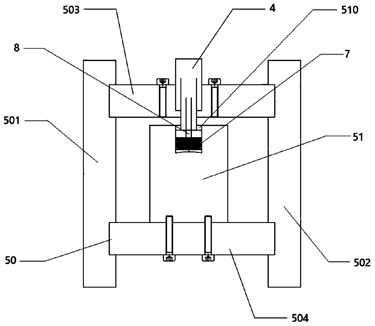 Disc spring durability test system and method