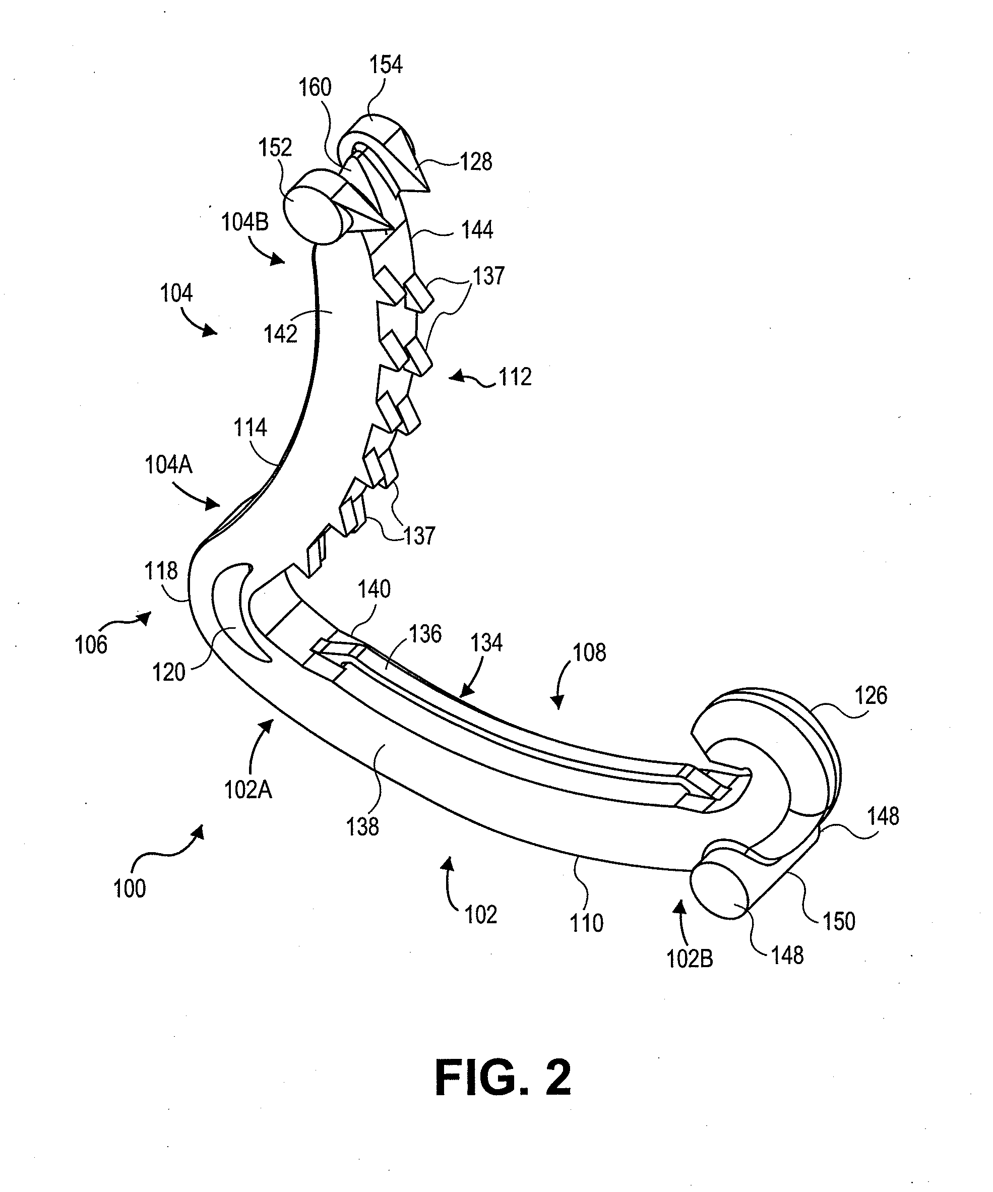 Ligation clip with flexible clamping feature