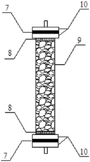 A simulation device for the movement and migration of biochar in the soil system