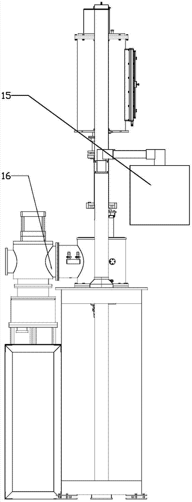 Electron-beam floating zone smelting furnace and smelting method