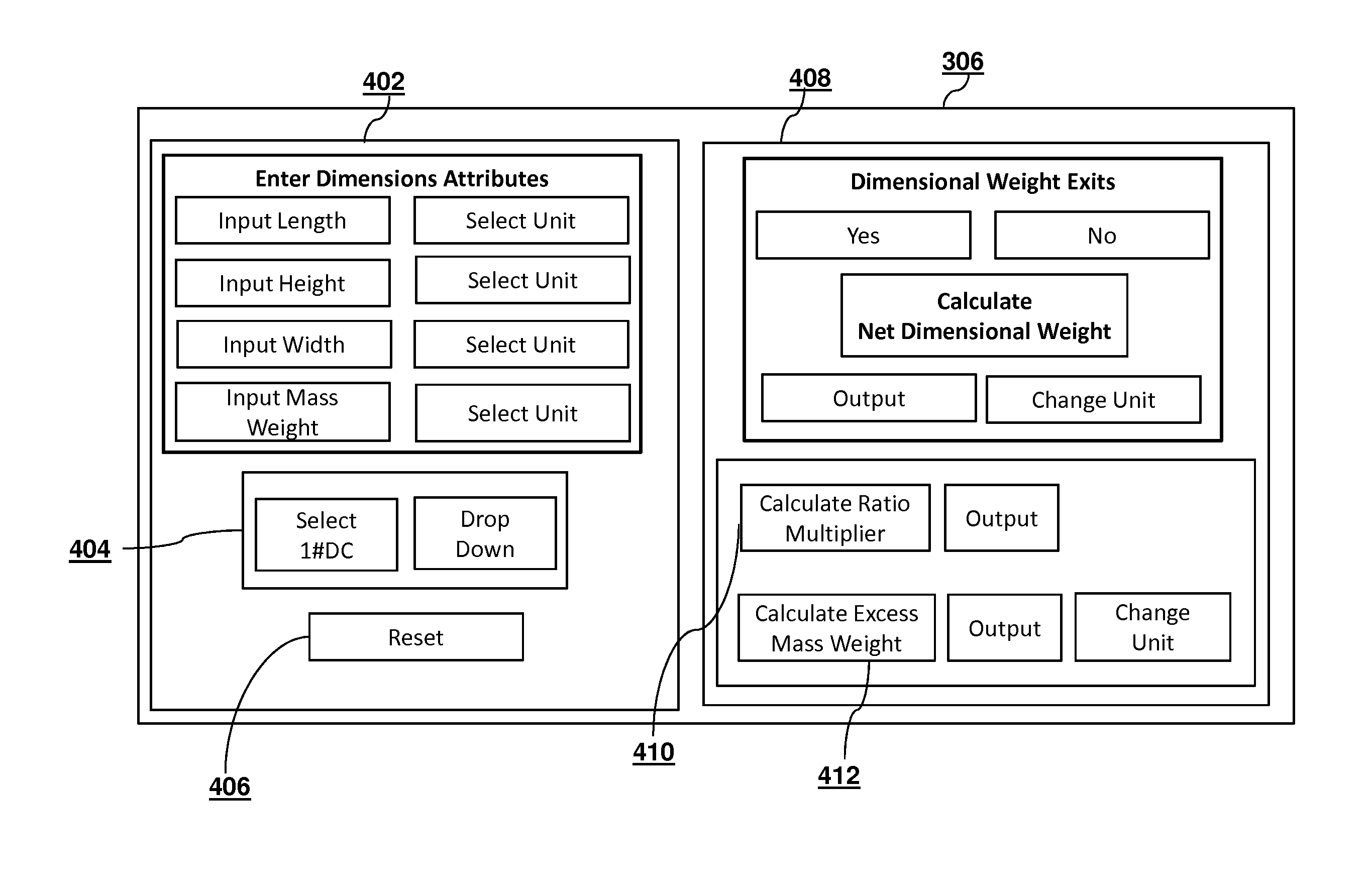 Estimating dimensional weight of a package