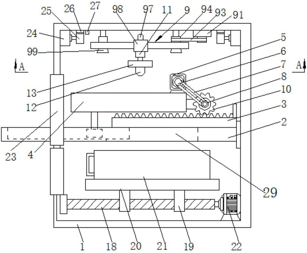 Metal surface rust removal device