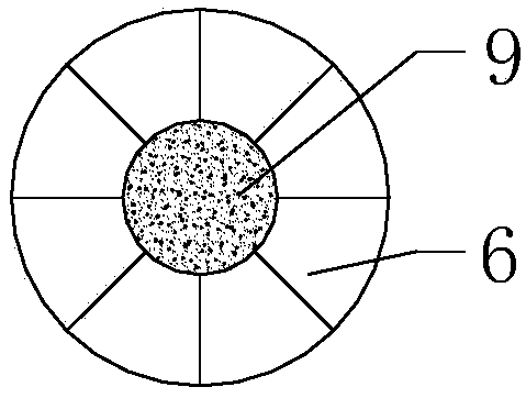 Full-length prestress anchor grouting supporting device and process capable of expanding internal anchor solids in combined mode