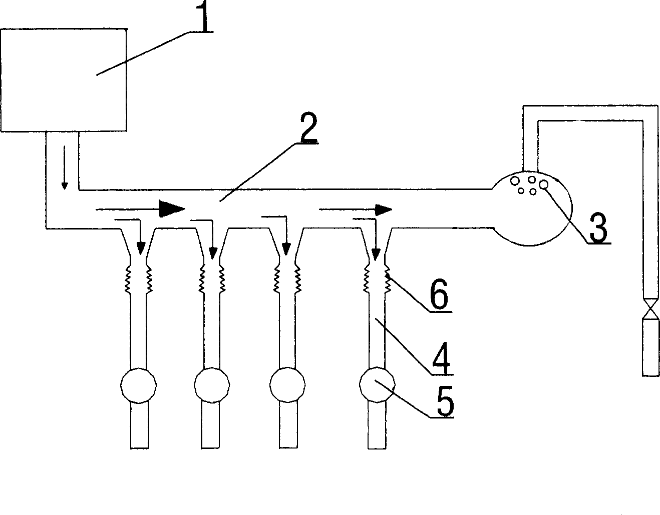 Technique of feeding flow in static pressure by injection pump of viscoelastic fluid