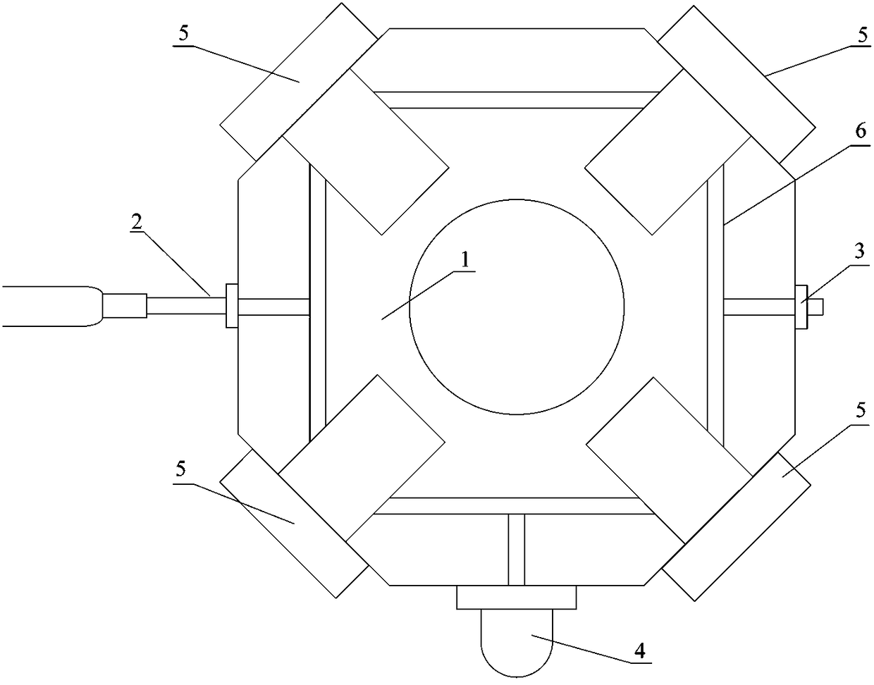 Symmetrical ring laser and manufacturing method thereof