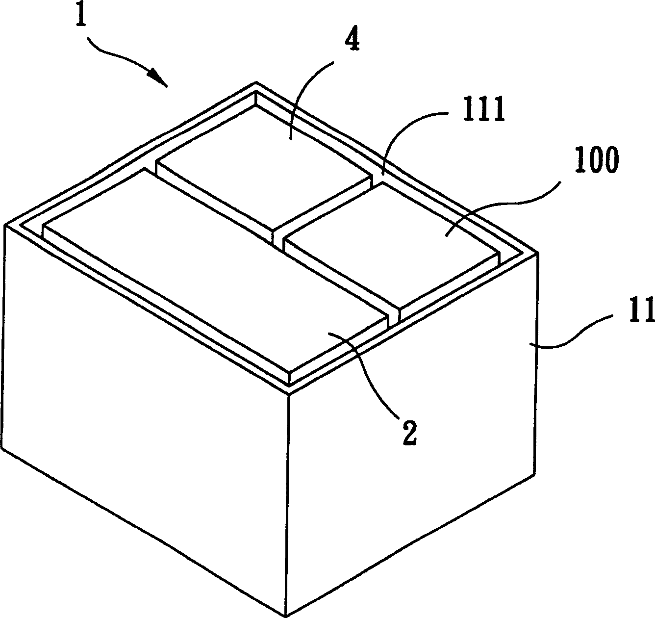 Array type micro-electromechanic capacitor microphone