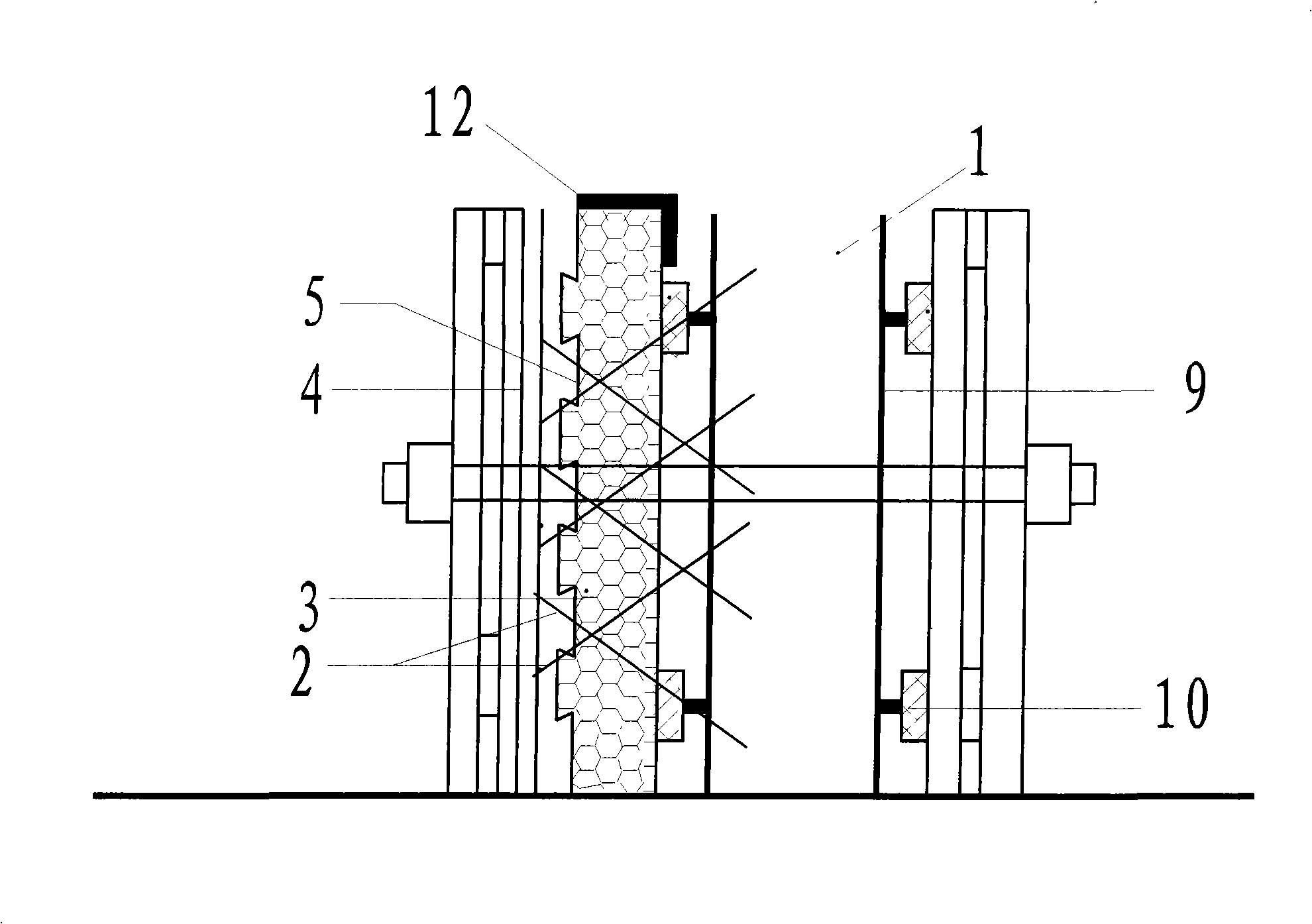 External heat-insulation plate for external wall and its construction method