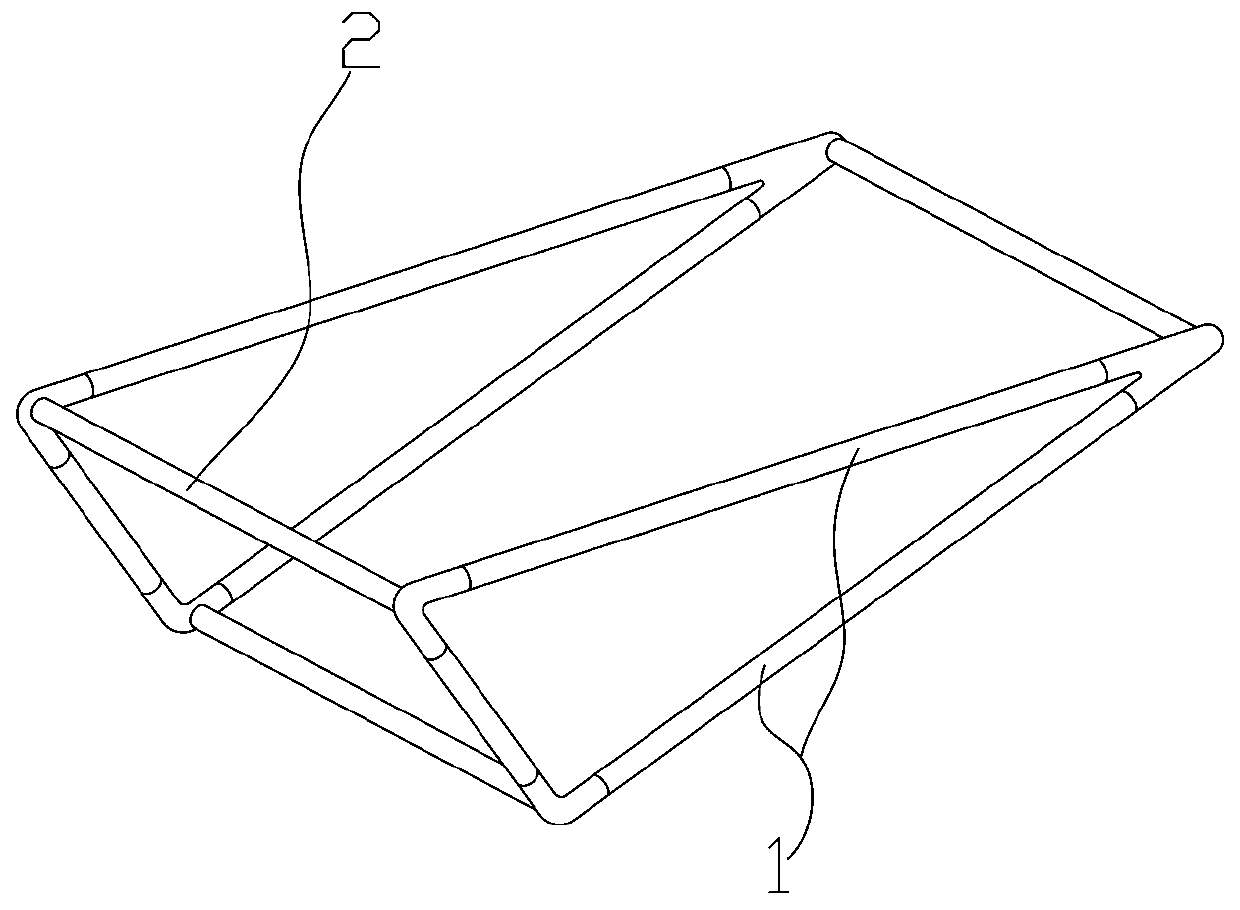 Overhead support, overhead platform based on overhead supports, and tree house adopting overhead platform