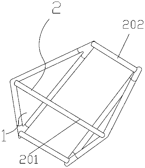 Overhead support, overhead platform based on overhead supports, and tree house adopting overhead platform